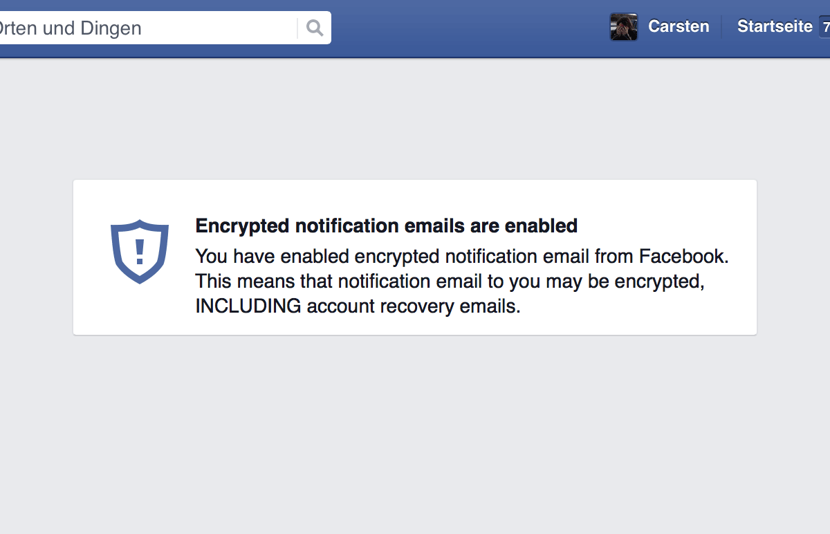Facebook und OpenPGP Facebook und OpenPGP