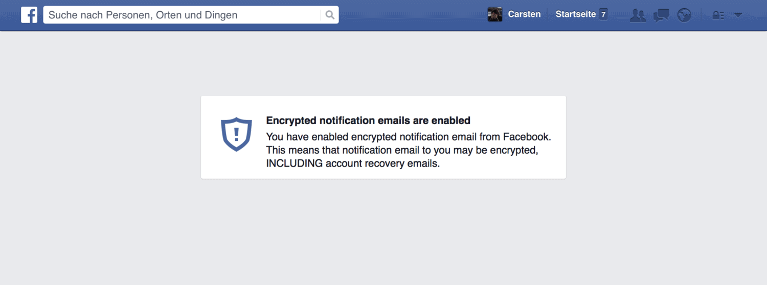 Facebook und OpenPGP Facebook und OpenPGP