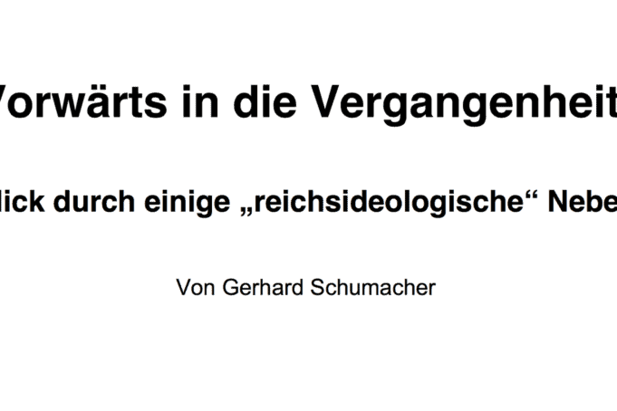 Gelesen: Vorwärts in die Vergangenheit Gelesen: Vorwärts in die Vergangenheit