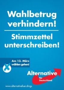 Gute Kampagne der AfD Gute Kampagne der AfD