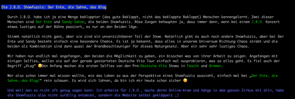 lynx und Emojis