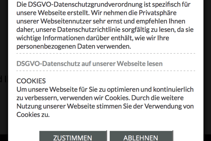 Ist das Ironie oder einfach nur peinlich? Die DSGVO-Datenschutzgrundverordnung ist spezifisch für unsere Webseite erstellt.