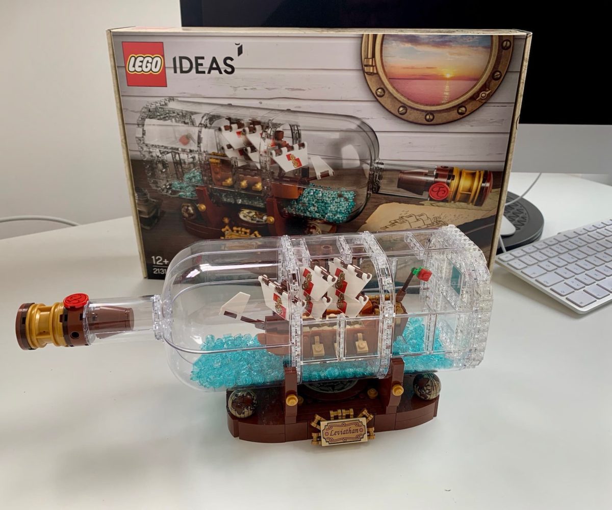 Lego Buddelschiff