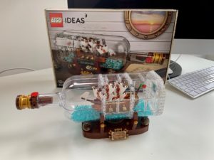 Lego Buddelschiff
