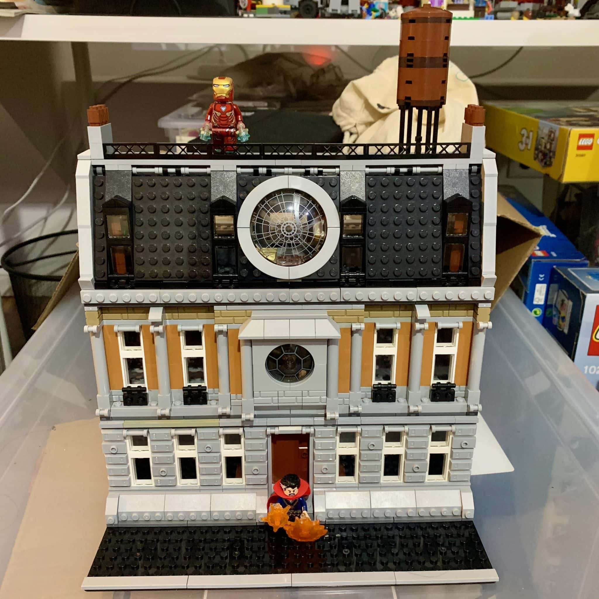 Lego Sanctum Sanctorum Modular Building MOC Vorderseite