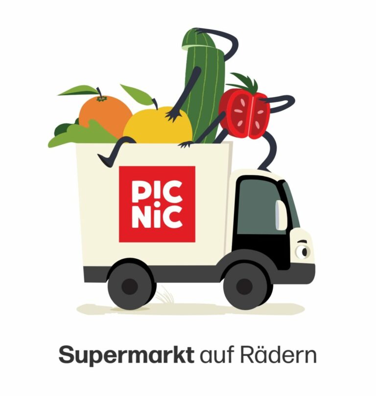 Startbildschirm der Picnic-App