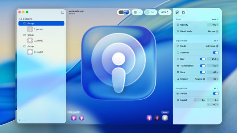 apple wwdc25 liquid glass icon composer 250609